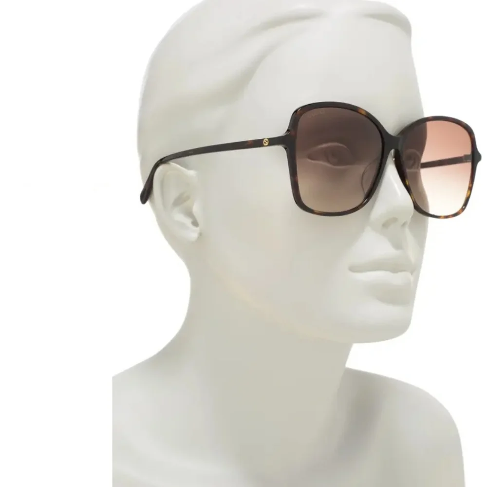 Gucci brown Square Sunglasses